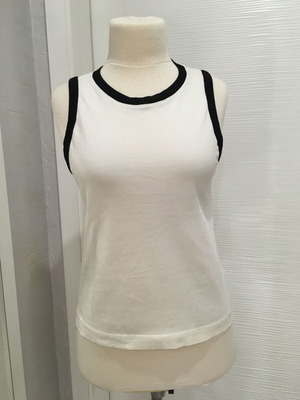 Massimo Dutti ringer style top, size M, cotton