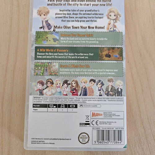 Story of Seasons: Pioneers of Olive Town Nintendo Switch game like new
