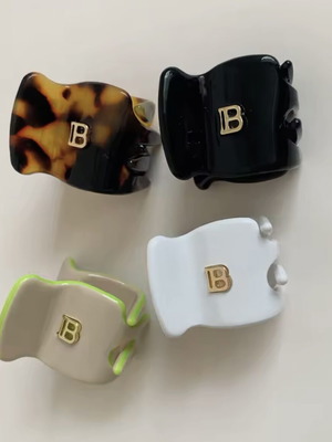 Balmain small hair clip, 2.6x3 cm, multiple colors
