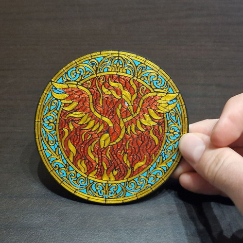 Pokemon 3D printed circular coasters set of 4 new