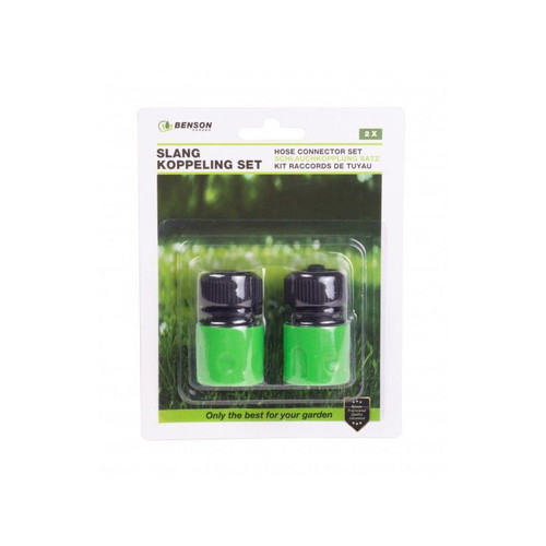 Hose connector set new, 2 pieces