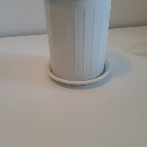 Tupperware colander and potato masher for puree, berries and fruits, gift Ikea holder