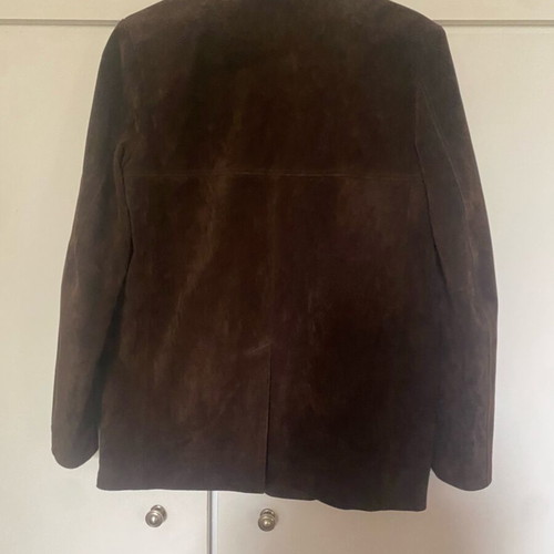 Mango women's suede jacket new, brown, size S-M