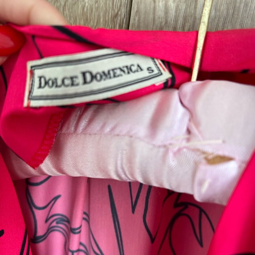 Dolce Domenica fuchsia dress like new, size S