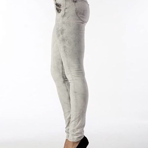 Maison Scotch La Parisienne Super Skinny Zip Jeans used, size 27, gray