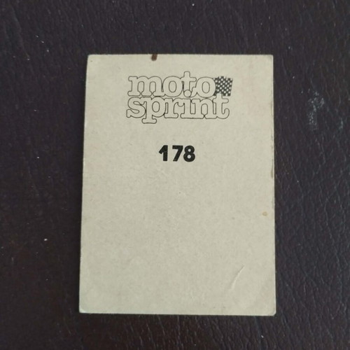 Edizioni Flash Moto Sprint Flash 1984 sticker used, number 178