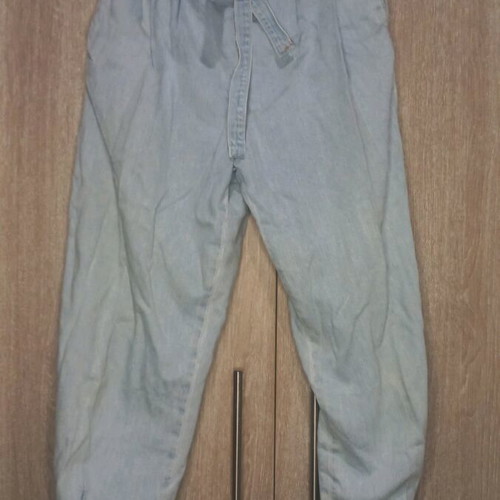 Bershka balloon jeans like new, size S, blue turquoise
