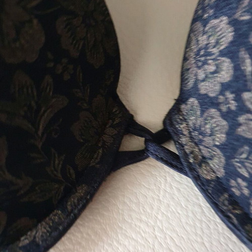 Luna push up bra 75C like new, black and gold