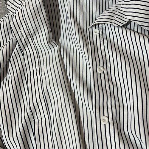 Women's striped shirt like new, white with black stripes