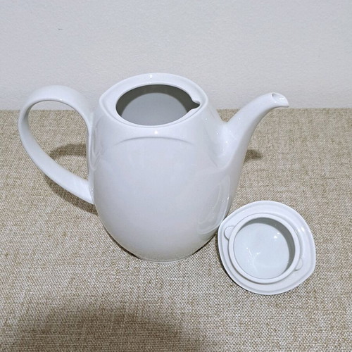 Kaiser porcelain coffee pot White Germany vintage like new
