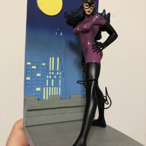 Catwoman in the Moonlight Yamato Diorama figure used 6 inches