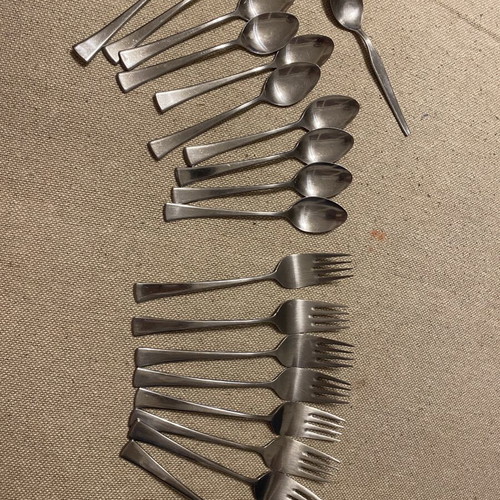 Olympic Airways Collectible Cutlery Set like new, 19 pieces