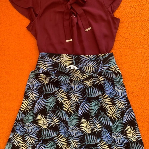 Tom Tailor skirt and Morgan chiffon blouse new