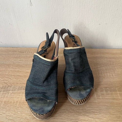 JK London shoes sandals used, size 38, blue
