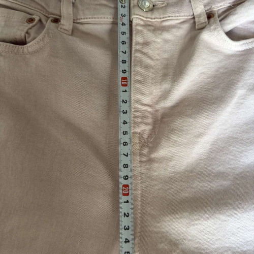 Zara women's jeans used, pink, size S-M