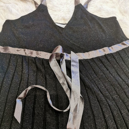 Knitted dress C&A black size M like new