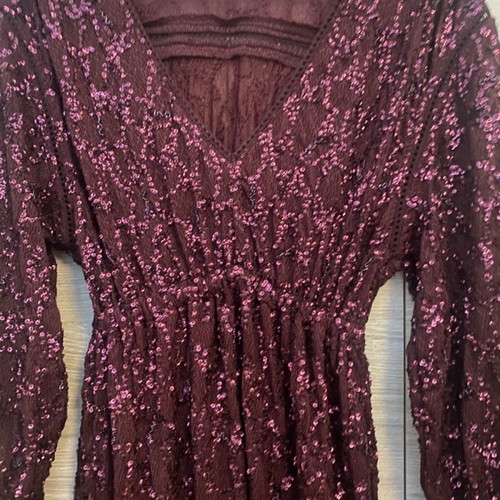 zara burgundy sequin dress A Line Halter Neck Maroon/Burgundy Long Prom Dress with Slit, Maroon/B –  jbydress
