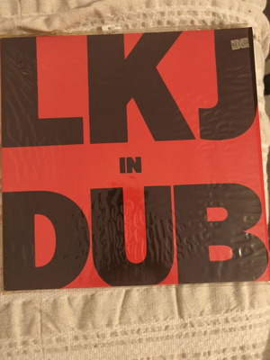 Linton Kwesi Johnson LKJ In Dub vinyl record, like new, classic reggae
