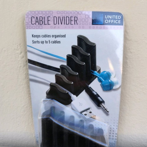 United Office Cable Divider new, set of 2 for cable organization
