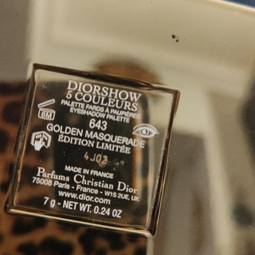 Dior Eyeshadow Limited Edition 643 Golden Masquerade like new
