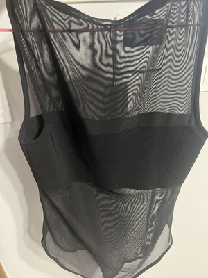 Zara bodysuit, black, size L