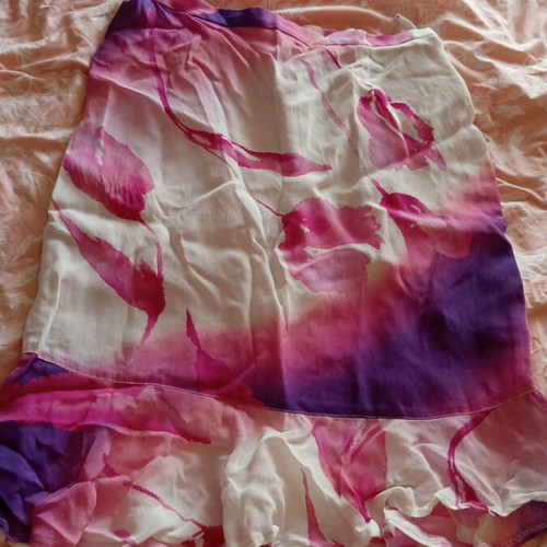 Midi skirt purple lilac size L like new