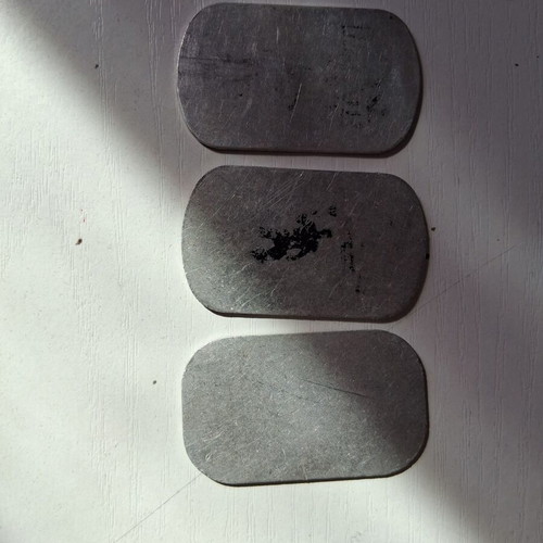 Fortnite metal tags set of 3 used
