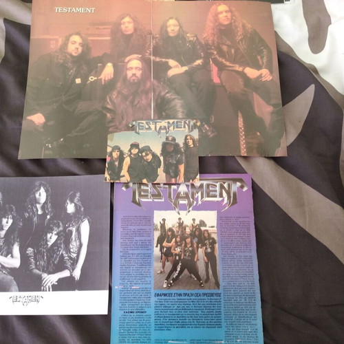 Testament, Forbidden, Exodus poster used, Bay Area Thrash