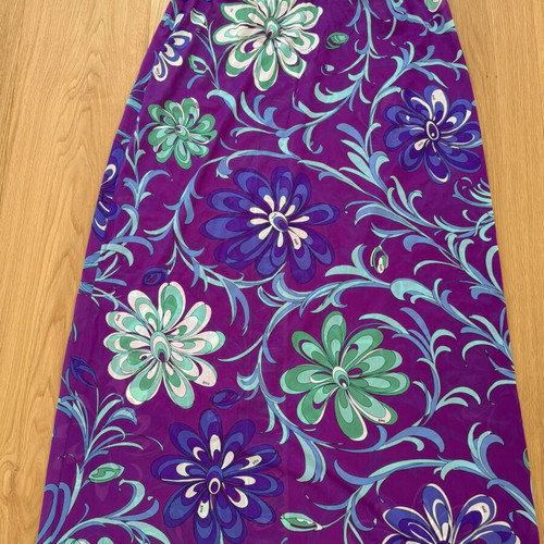 Vintage Emilio Pucci pareo skirt for Formit Rogers