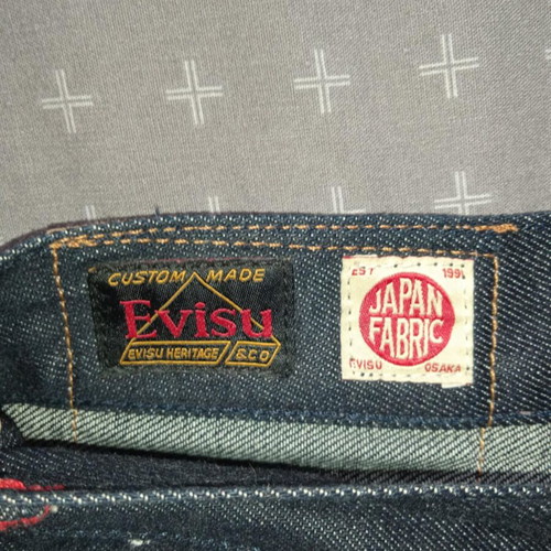 Evisu denim shorts like new, size 30, blue