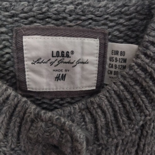 H&M Baby Knitted Cardigan for Girl 9-12 Months Like New