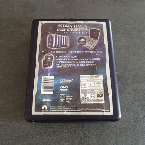Star Trek Deep Space Nine Season 1 DVD used, 6 discs, no Greek subtitles