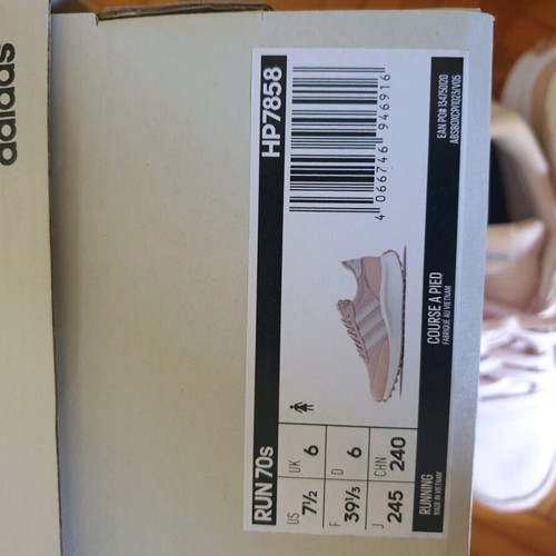 Adidas Run 70s sneakers size 39 new pink