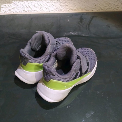 Adidas gray athletic shoes size 23 like new
