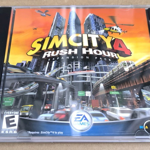 SimCity 4 Rush Hour Expansion Pack PC like new