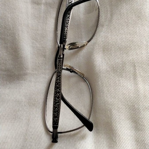 Vintage metal optical frame silver color like new