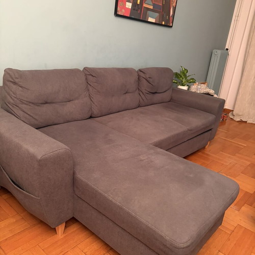 Sofa bed with corner like new, functional mechanism
