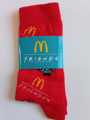 Κάλτσες McDonald's x Friends Limited Edition καινούργιες, μέγεθος Large 40-44