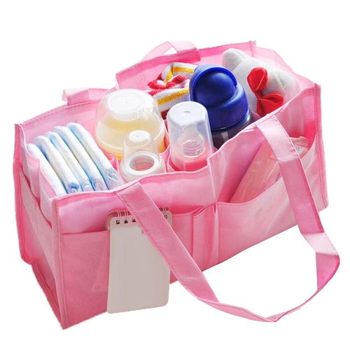 Baby Infant Mother Travel Diaper Storage Bag Pink new