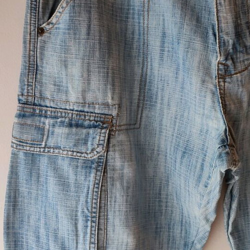 Raw Oxygen cargo jeans used, with zippers and side pockets