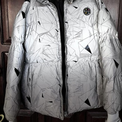 Maui & Sons Jacket like new, windproof and waterproof, gray-silver