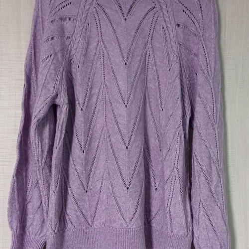 Mango women's lilac sweater like new