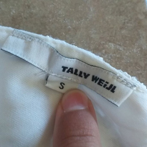 Women's dress new, white and pink, size S