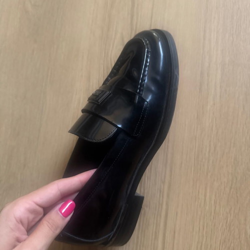 DKNY loafers used, size 38.5, black