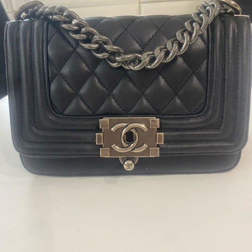 Evening crossbody bag black used small