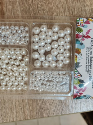 Craft accessories new, pearls, fishing line, shells