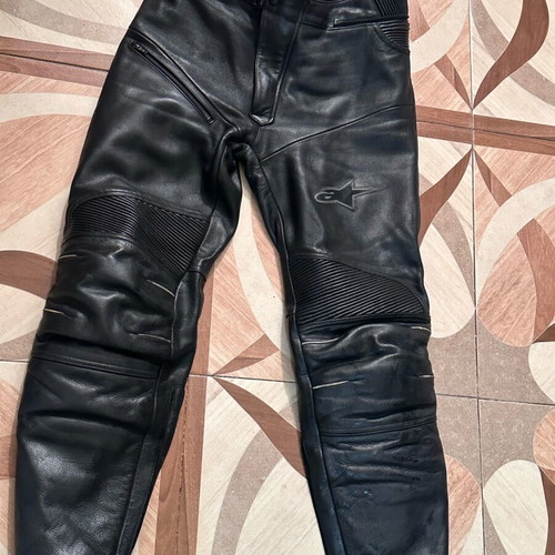 Alpinestars motorcycle pants made of genuine leather like new