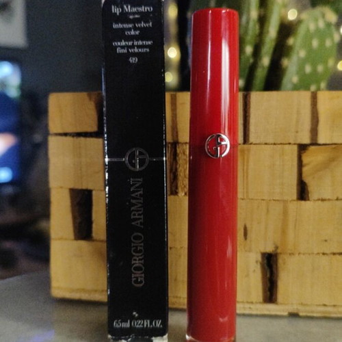 Armani Lip Maestro Berry Red 419 new