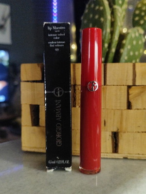 Armani Lip Maestro Berry Red 419 καινούργιο