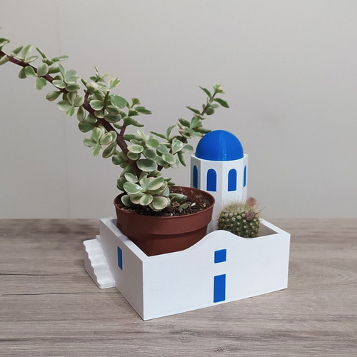 Aegean Chapel 3D Printed Planter New